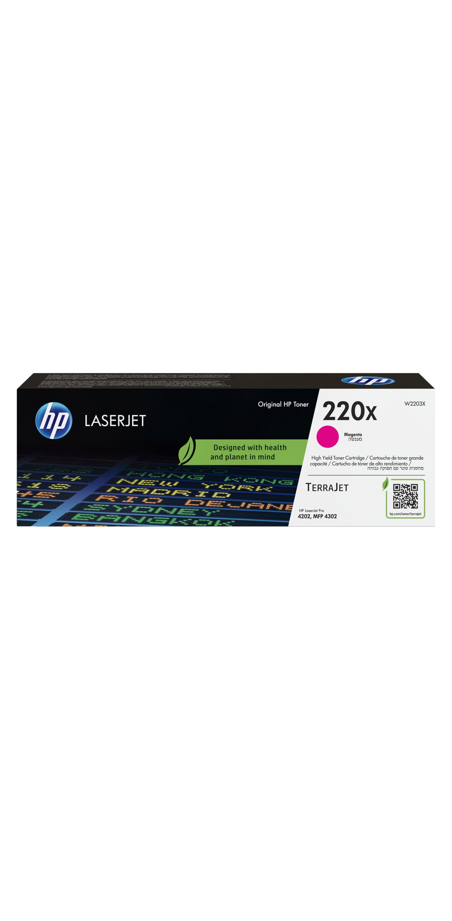 HP Toner-Modul 220X magenta W2203X CLJ Pro 4202/MFP 4302 5500 S. Idealshop