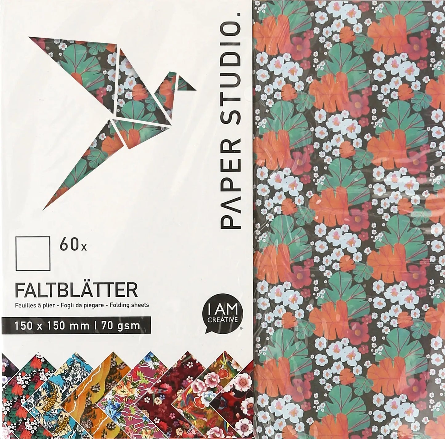 I AM CREA Faltblätter Blumen Idealshop