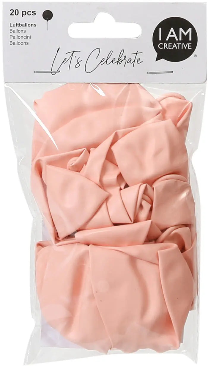 I AM CREA Luftballons, rosa Idealshop