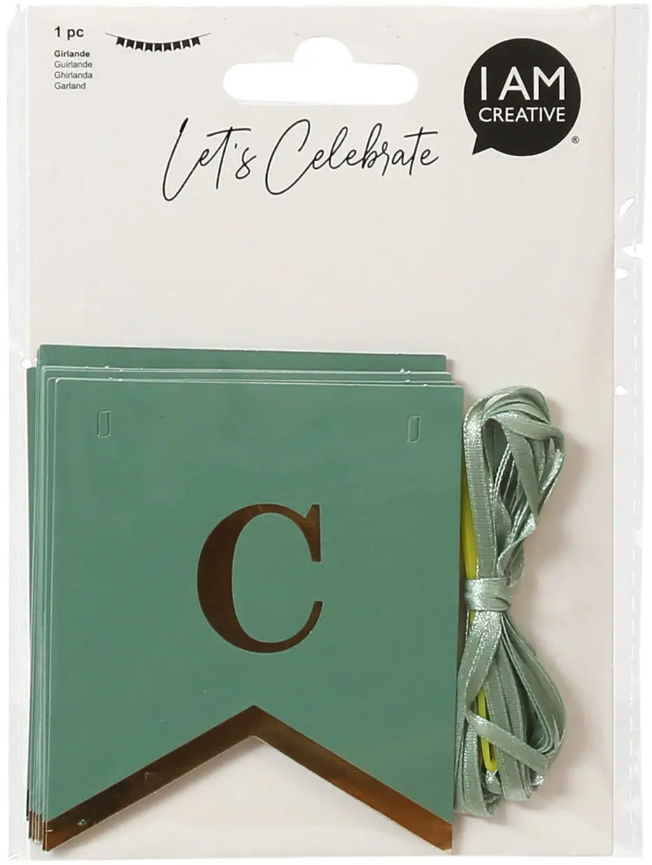 I AM CREATIVE Mini Wimpel Celebrate2m 6010.974 mint Idealshop
