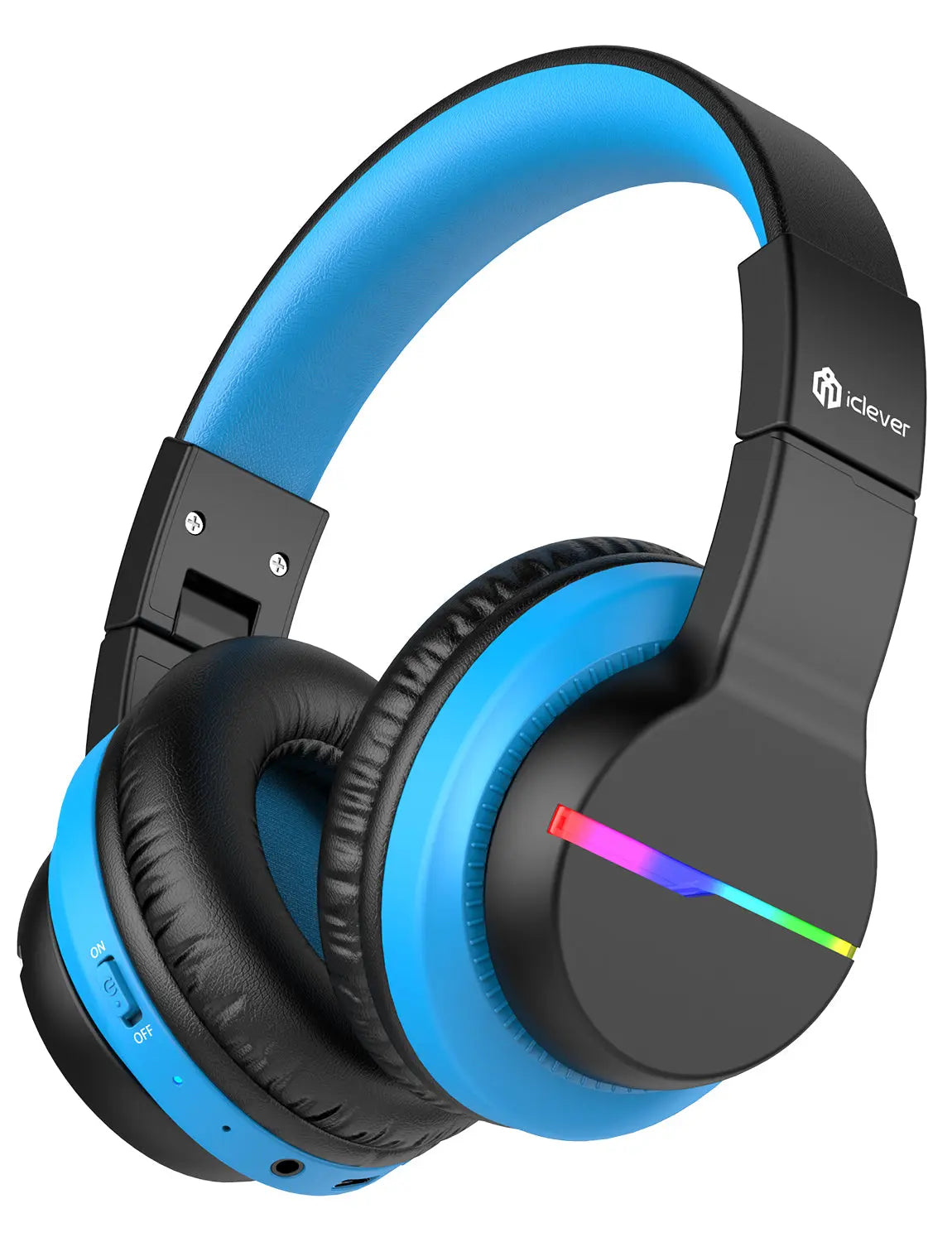 ICLEVER Kids Bluetooth Headphones C03-1702N-32 BTH12, LED, 55h, black Idealshop