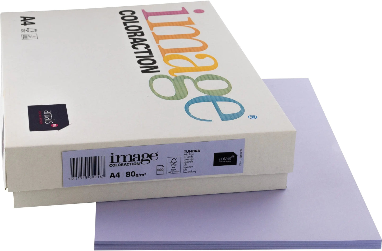 IMAGE COLORACTION Kopierpapier Tundra A4 274574 80g, lavendel 500 Blatt Idealshop