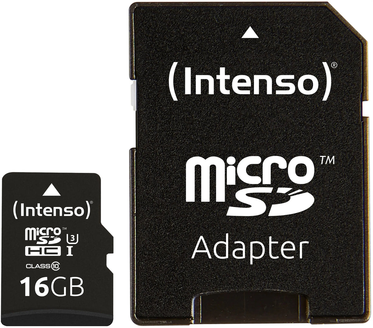 INTENSO Micro SDHC Card PRO 16GB 3433470 with adapter, UHS-I Idealshop