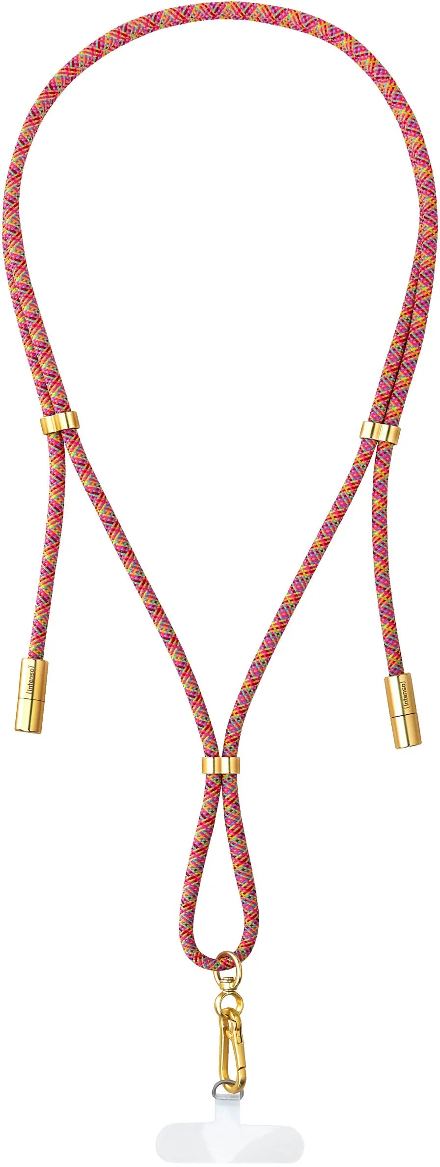 INTENSO Phone Lanyard Charg.Data Cable 7991005 2x USB-C, up to 1.65m neon mix Idealshop