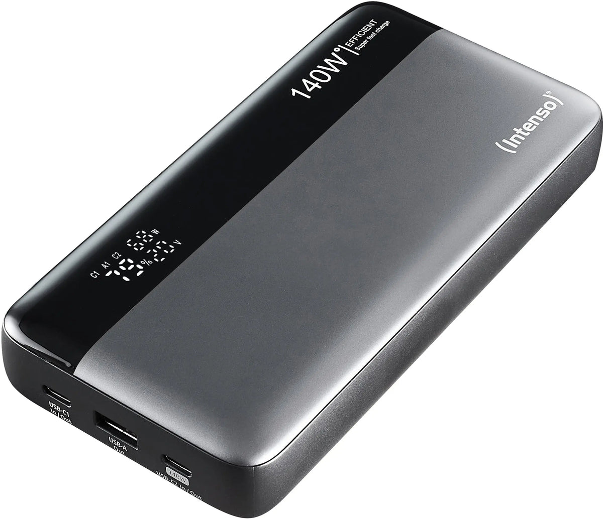 INTENSO Powerbank HE25000, 140W 7350060 25000mAh, grey-black Idealshop