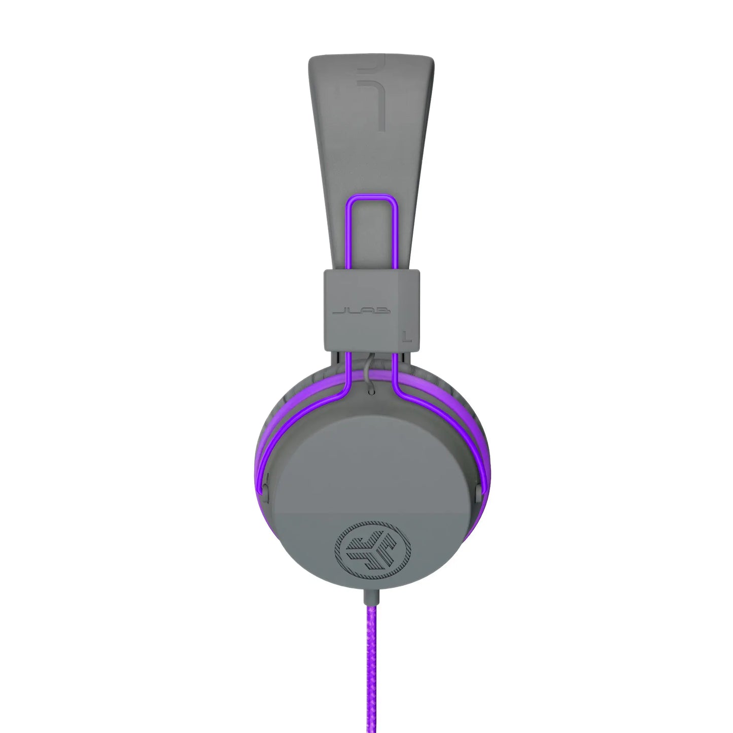 JLAB JBuddies Studio Kids On-Ear IEUHJKSTUDIORGRYPRP6 Wired, Grey/Purple Idealshop