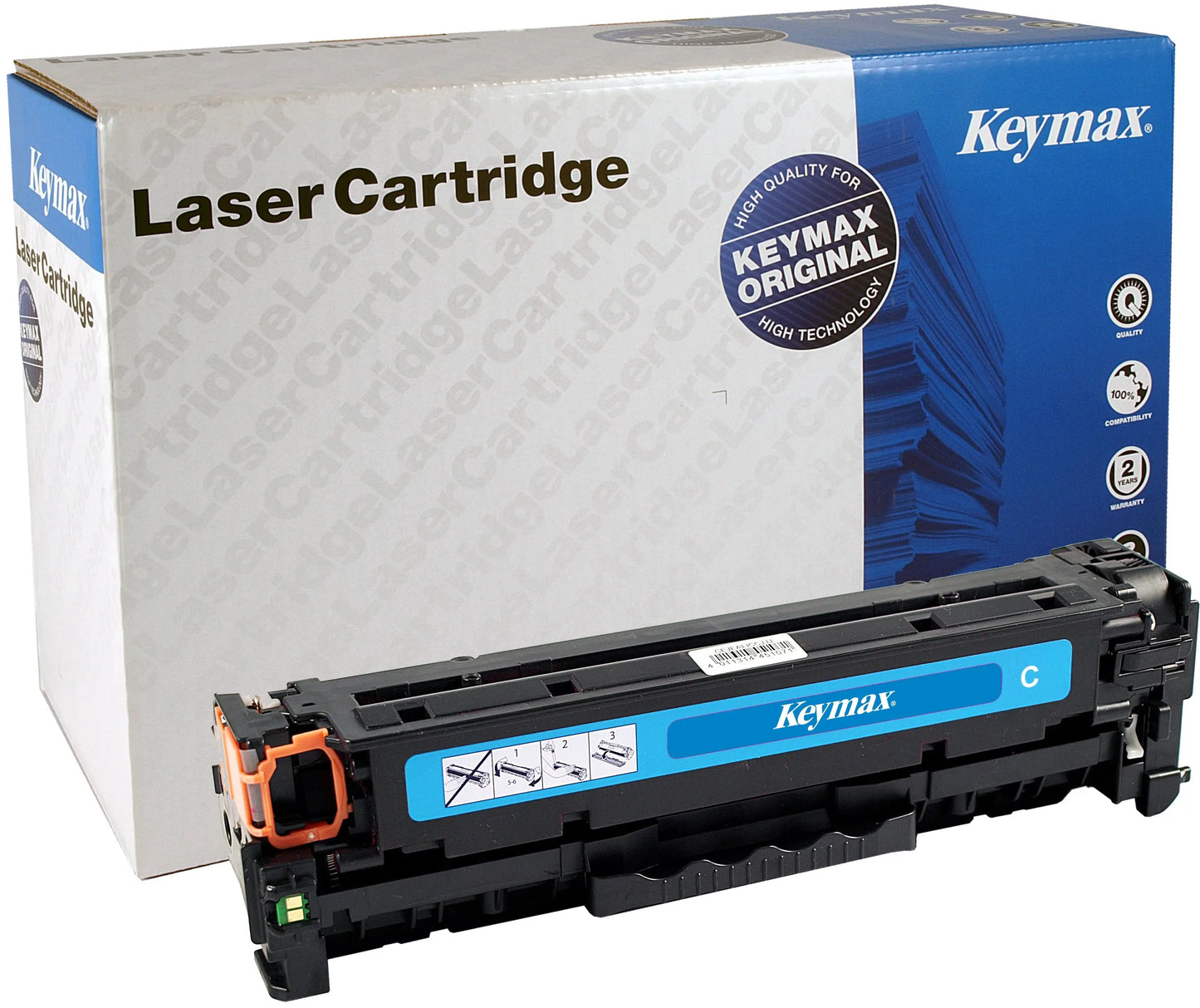 KEYMAX RMC Toner-Modul cyan CRG 718CKEY zu Canon LBP 7200 2800 S. Idealshop