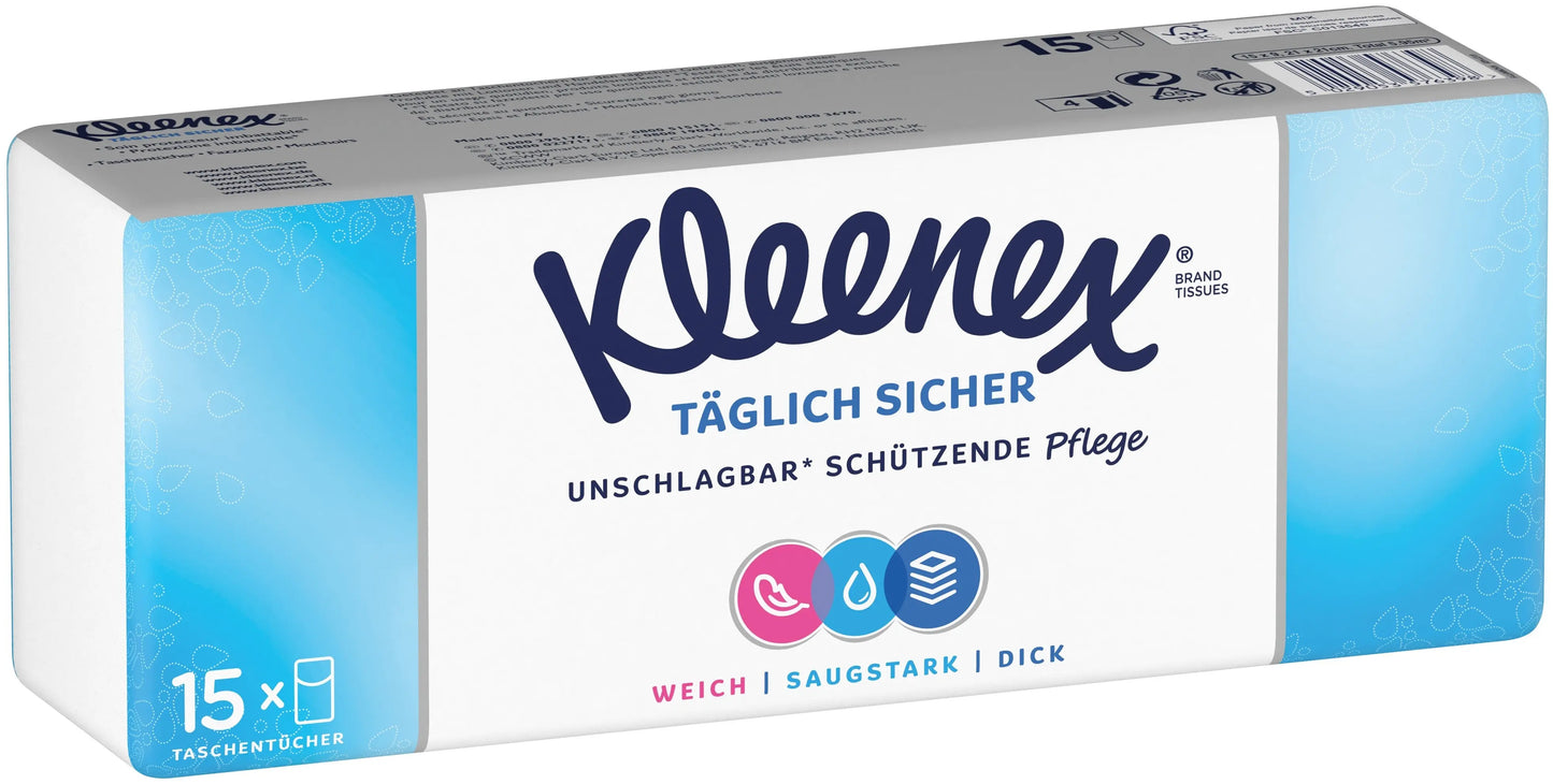 KLEENEX Taschentücher 3824122 15 Stück Idealshop