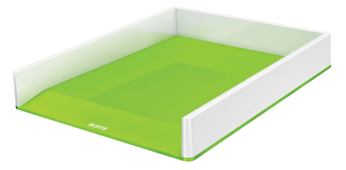 LEITZ Briefkorb WOW A4 5361-10-54 weiss/grün Idealshop
