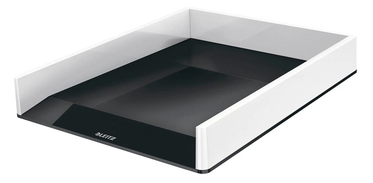 LEITZ Briefkorb WOW A4 5361-10-95 weiss/schwarz Idealshop