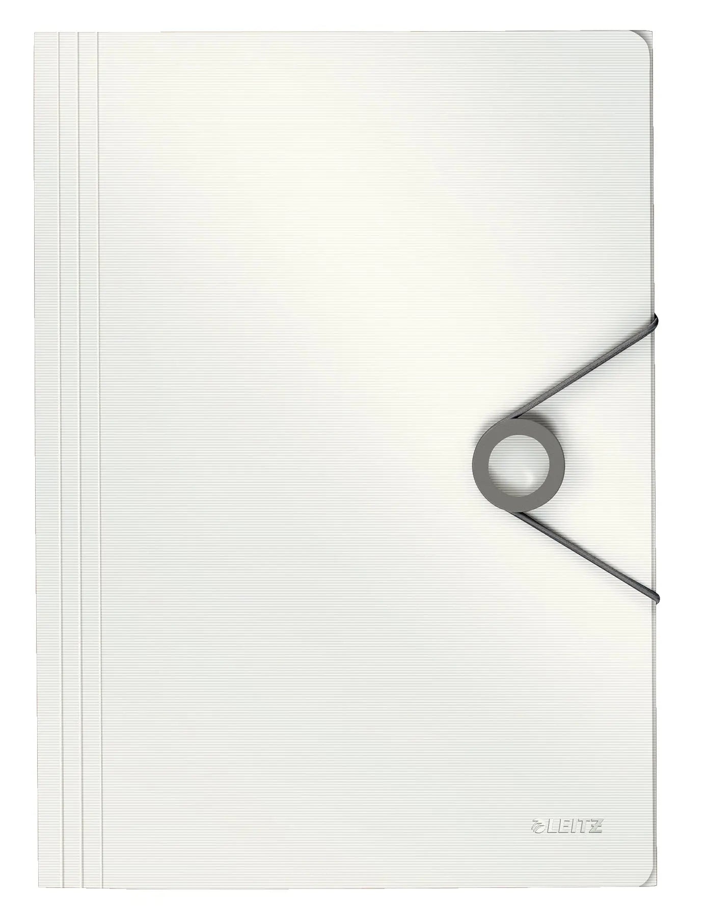 LEITZ Gummibandmappe Solid PP A4 45631001 weiss Idealshop