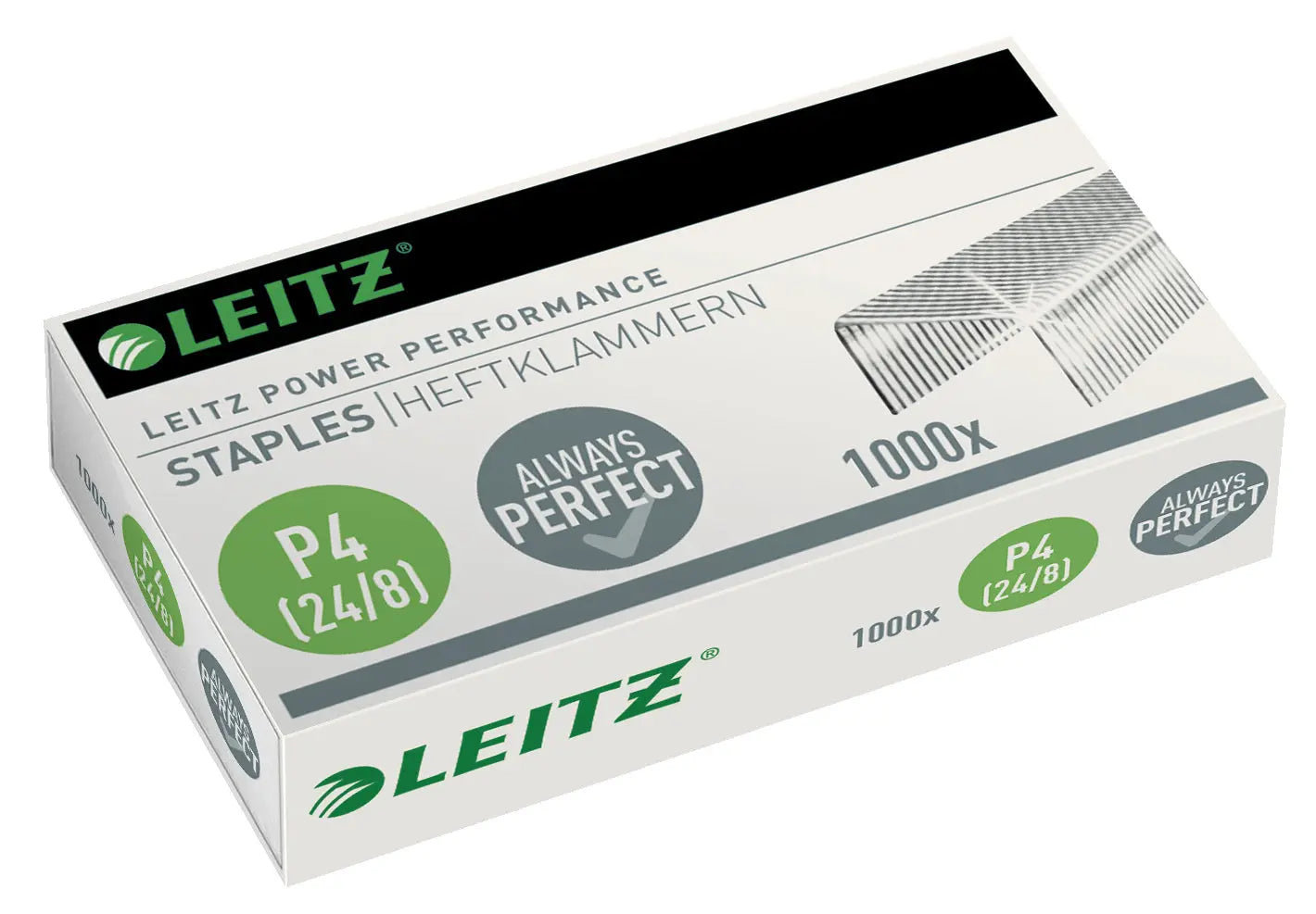 LEITZ Heftklammern P4 24/8 mm 5571-00-00 verzinkt 1000 Stk Idealshop