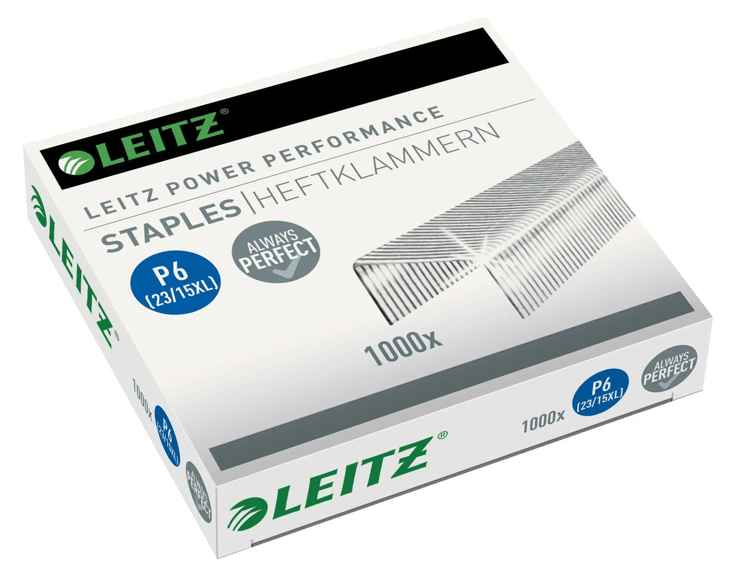 LEITZ Heftklammern P6 23/15XL 5579-00-00 verzinkt 1000 Stk Idealshop