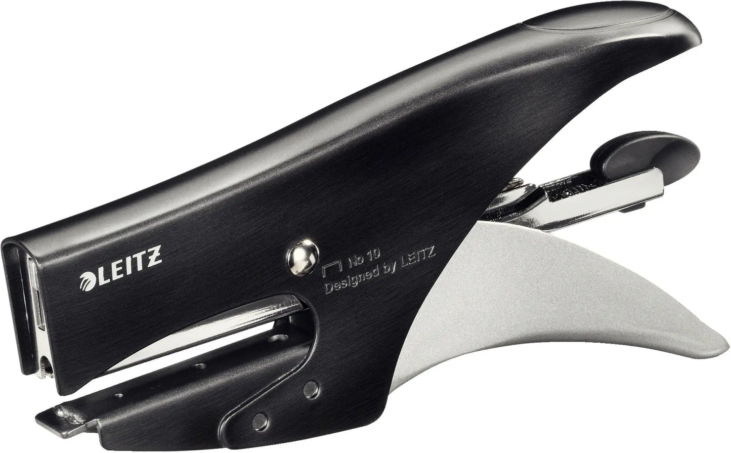 LEITZ Heftzange No. 10 Style 55640094 satin schwarz 15 Blatt Idealshop