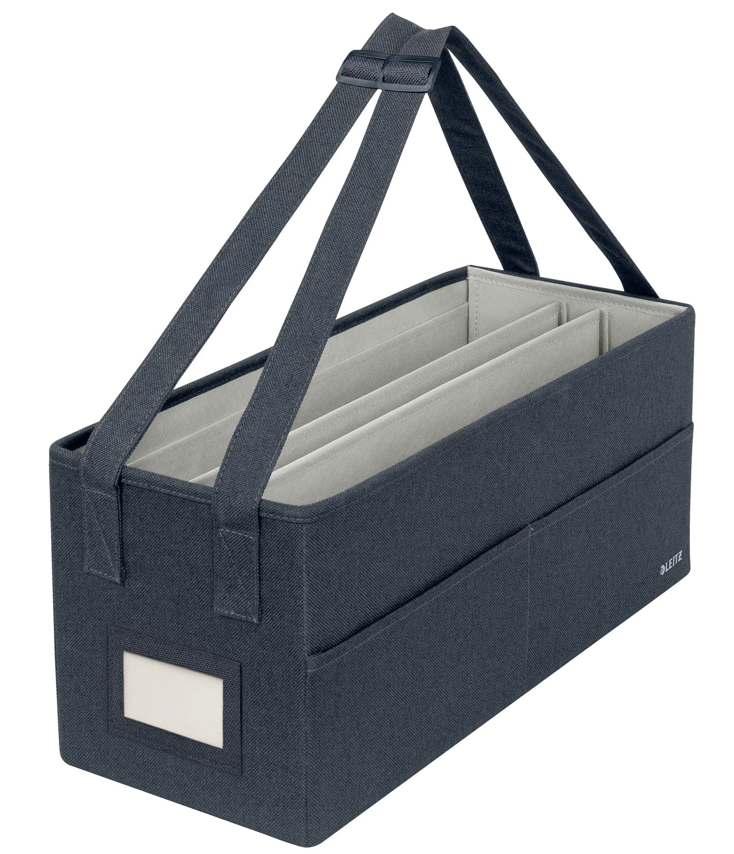 LEITZ Hot Desk Stofftasche 6444-00-89 samtgrau 3 Fächer 46.5x21x20cm Idealshop