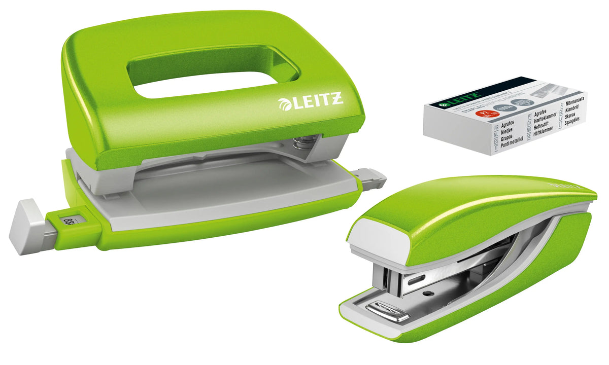 LEITZ Locher/Hefter NeXXt WOW 5561 5561-20-54 grün, Bundle 10 Blatt Idealshop