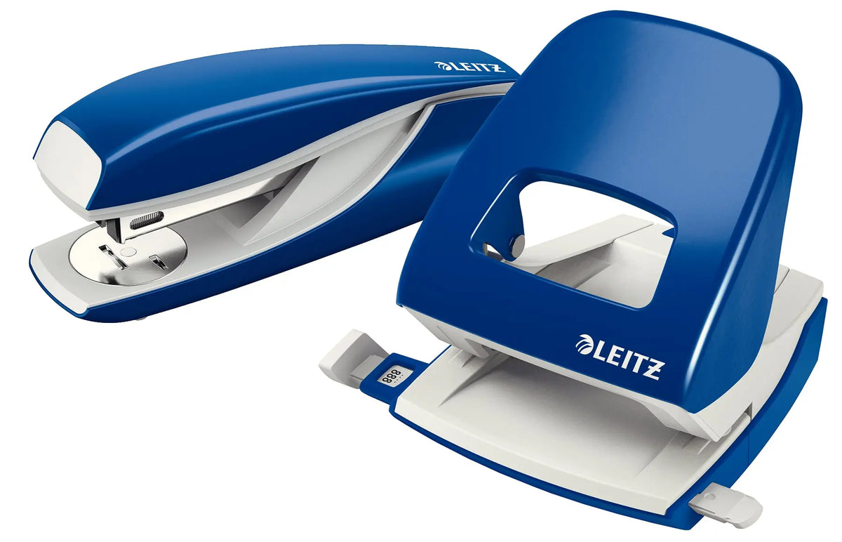 LEITZ Locher/Hefter WOW 5095 5095-10-36 blau, Bundle 30 Blatt Idealshop