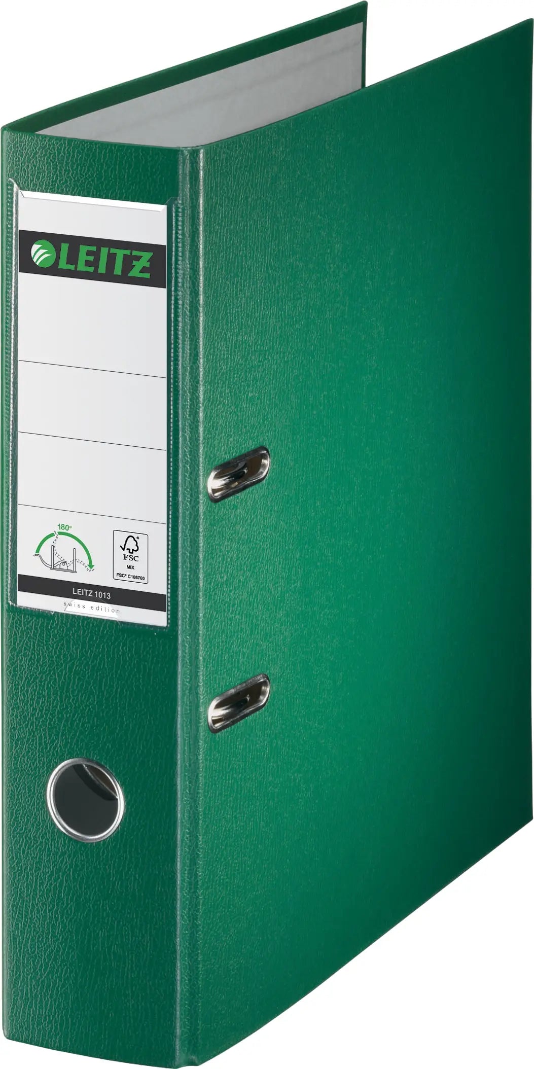 LEITZ Ordner Swiss Edition 180° 8cm 10135055 grün A4 Idealshop