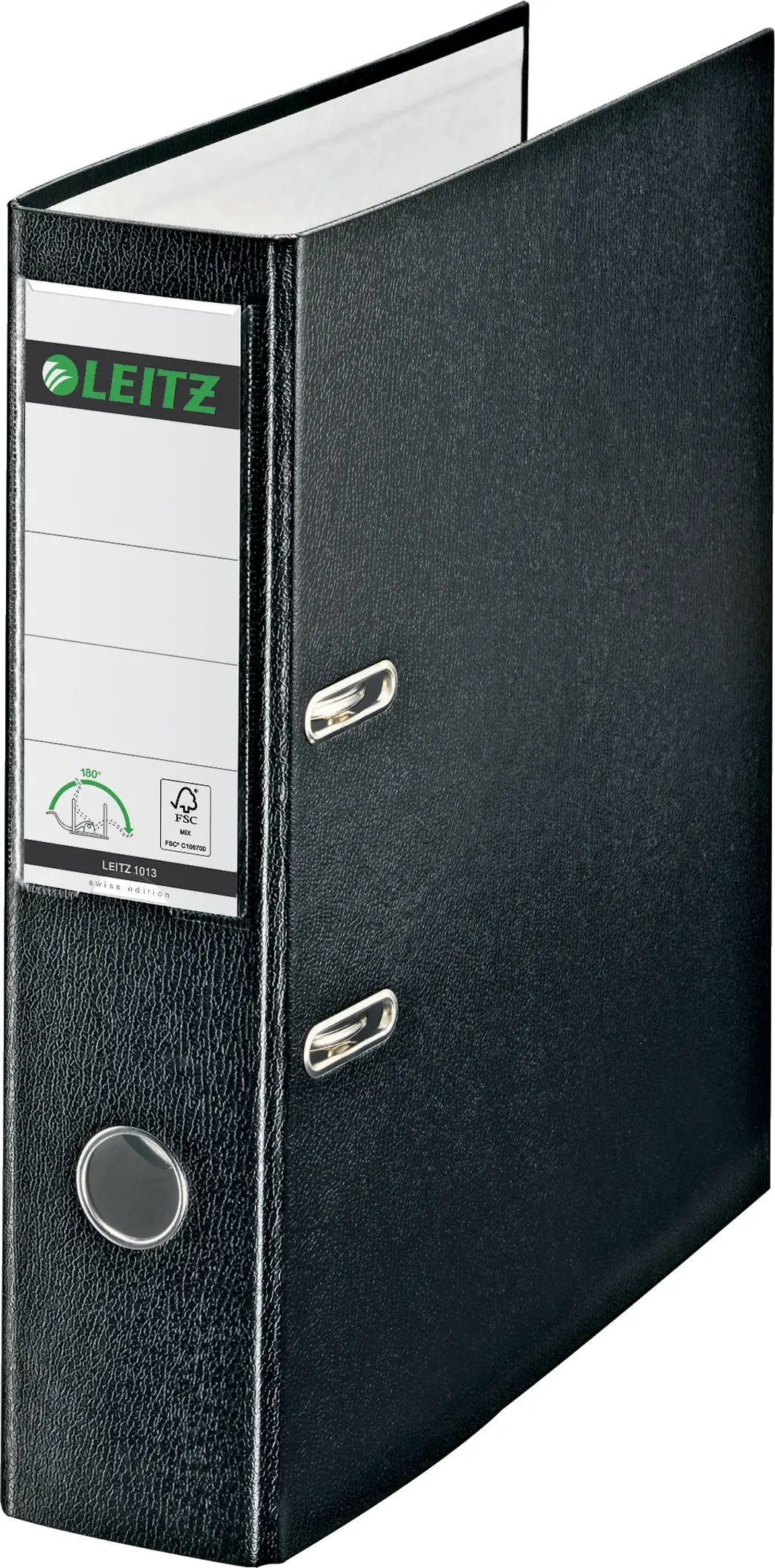 LEITZ Ordner Swiss Edition 180° 8cm 10135095 schwarz A4 Idealshop