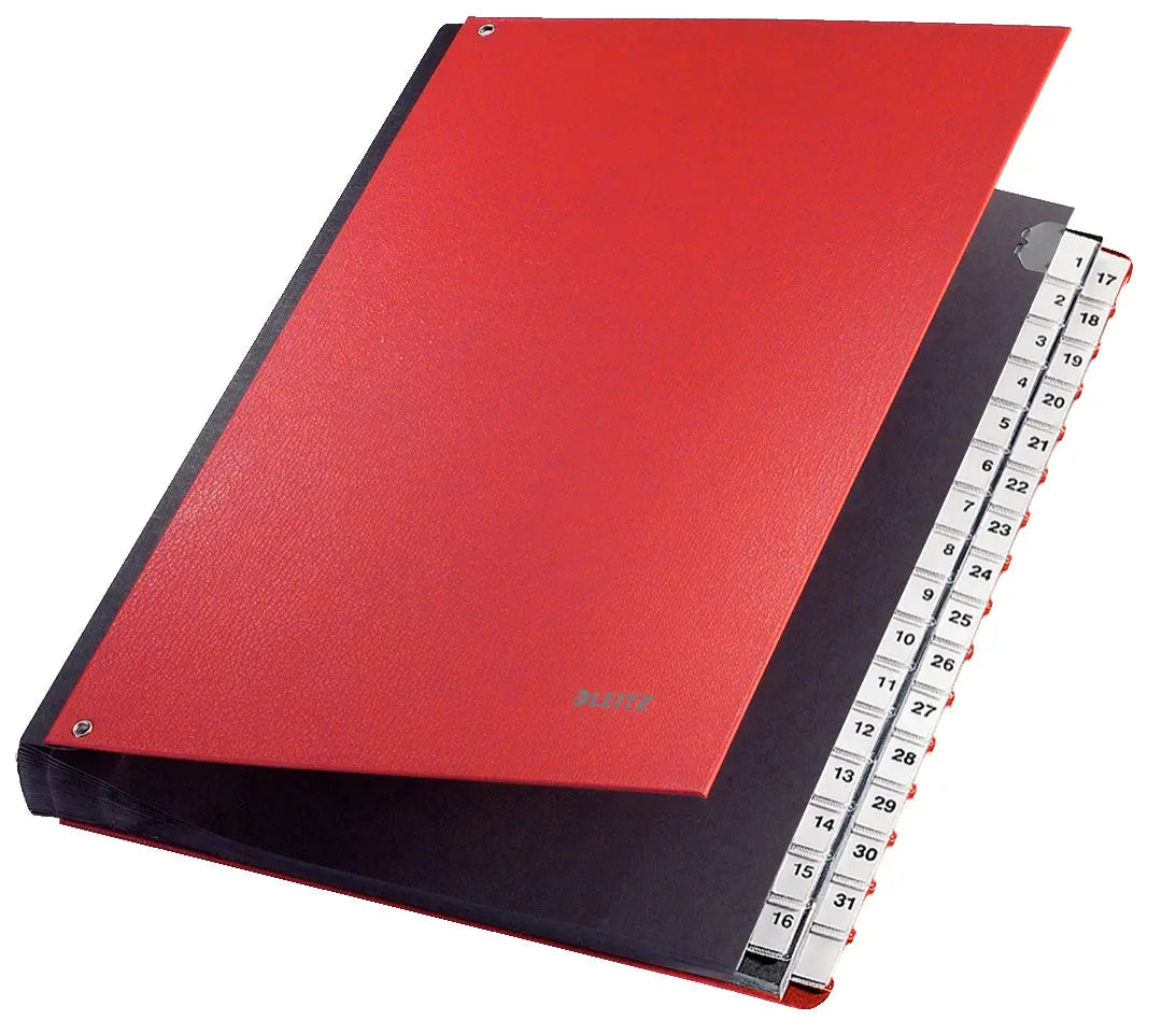 LEITZ Pultordner PP 1-31 59310025 rot 31 Fächer Idealshop