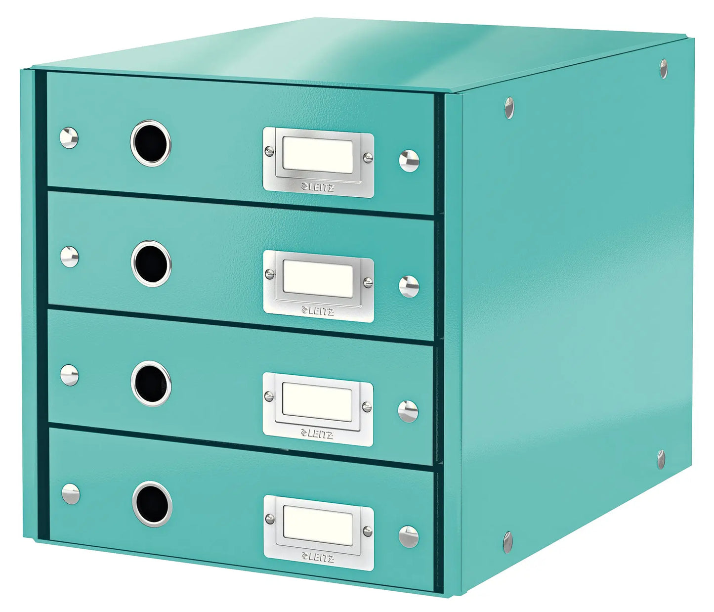 LEITZ Schubladenset Click&Store A4 60490051 eisblau 4 Schubladen Idealshop