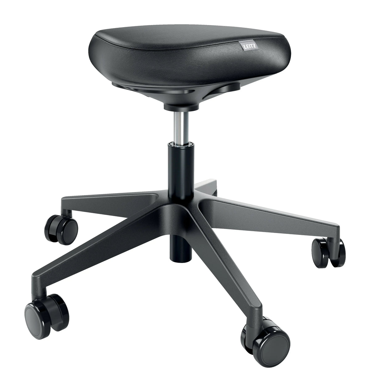LEITZ Sitzhocker Ergo Active 6578-00-95 Mit Rollen, Schwarz Idealshop