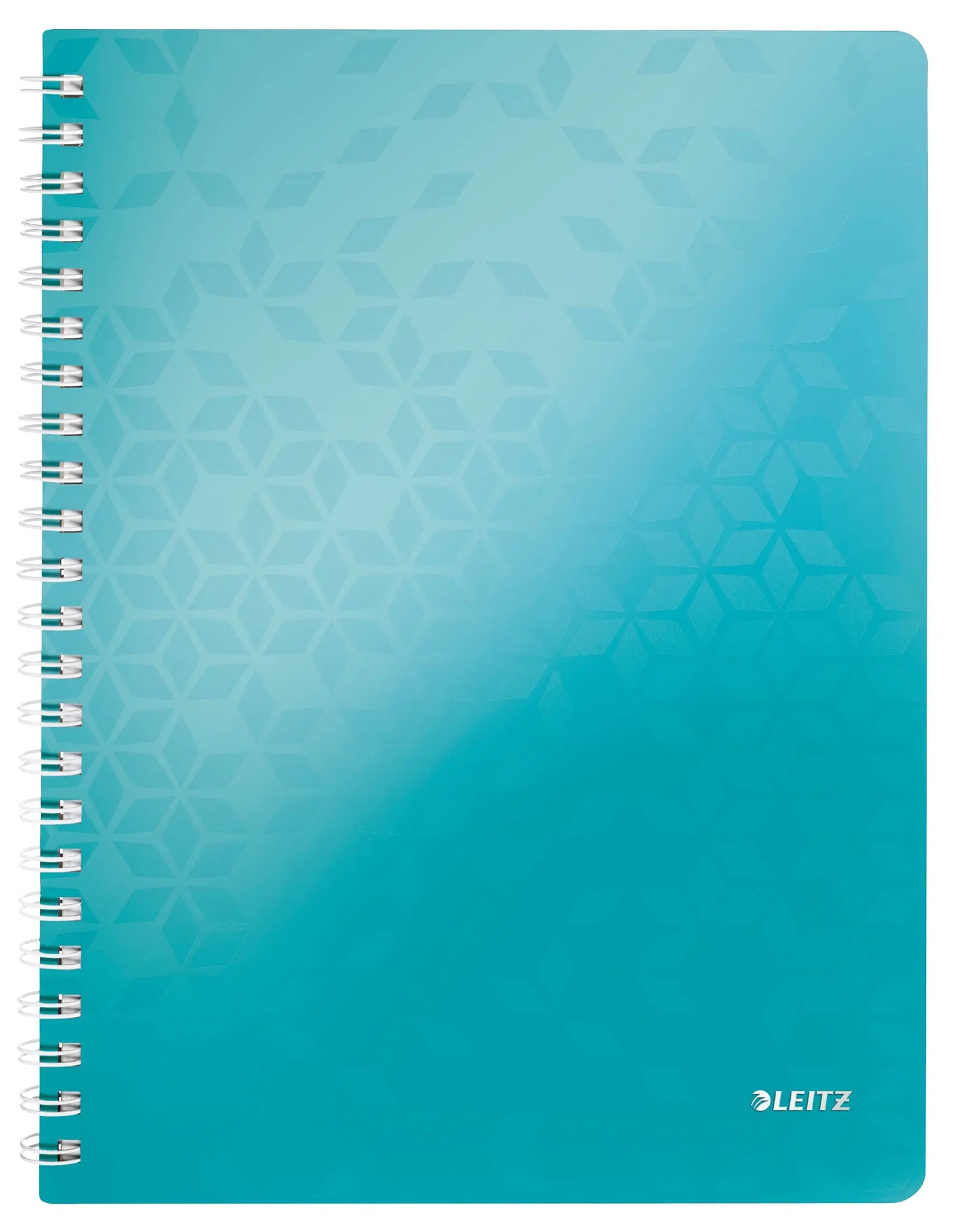 LEITZ Spiralbuch WOW PP A4 46380051 eisblau 80 Blatt Idealshop