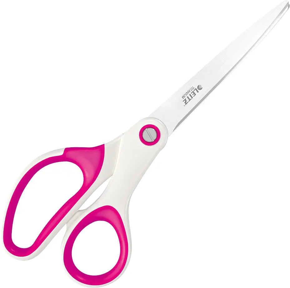 LEITZ Titan Schere WOW 53192023 weiss/pink 20.5cm Idealshop