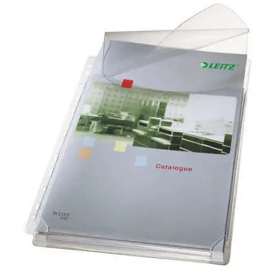 LEITZ Zeigetasche PP Maxi A4 47573003 genarbt, 0,17mm 5 Stück Idealshop