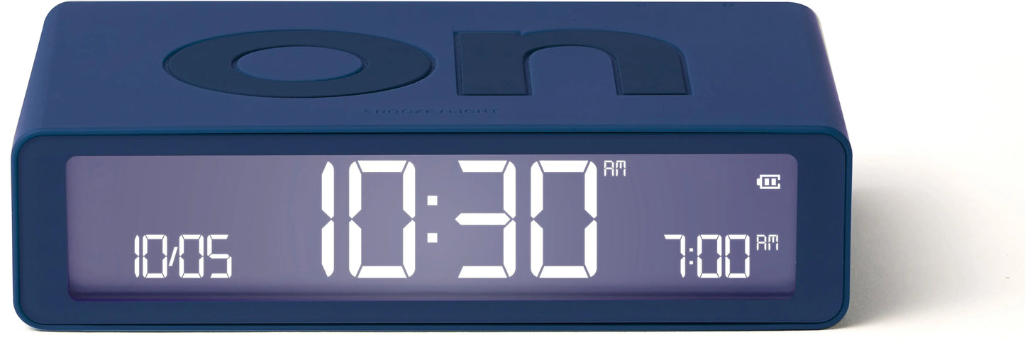 LEXON Wecker Flip Classic LR157DB9 dunkelblau, USB-C Idealshop