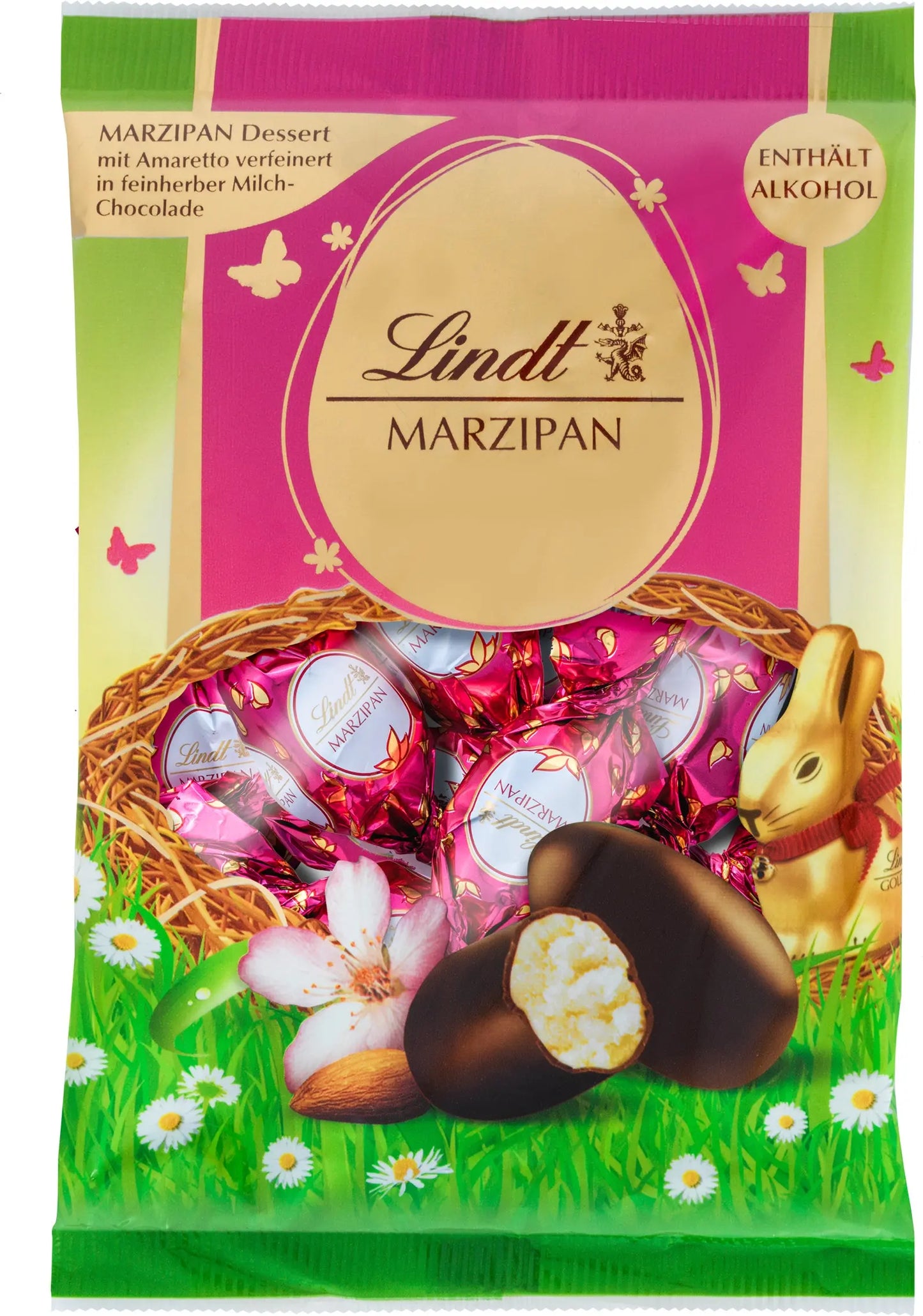 LINDT Eili Dunkel Marzipan 668298 mit Alkohol 85g Idealshop