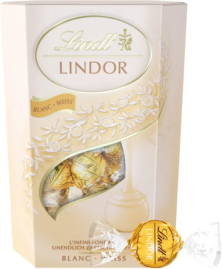 LINDT Lindor Kugeln 492901 Weiss 200g Idealshop