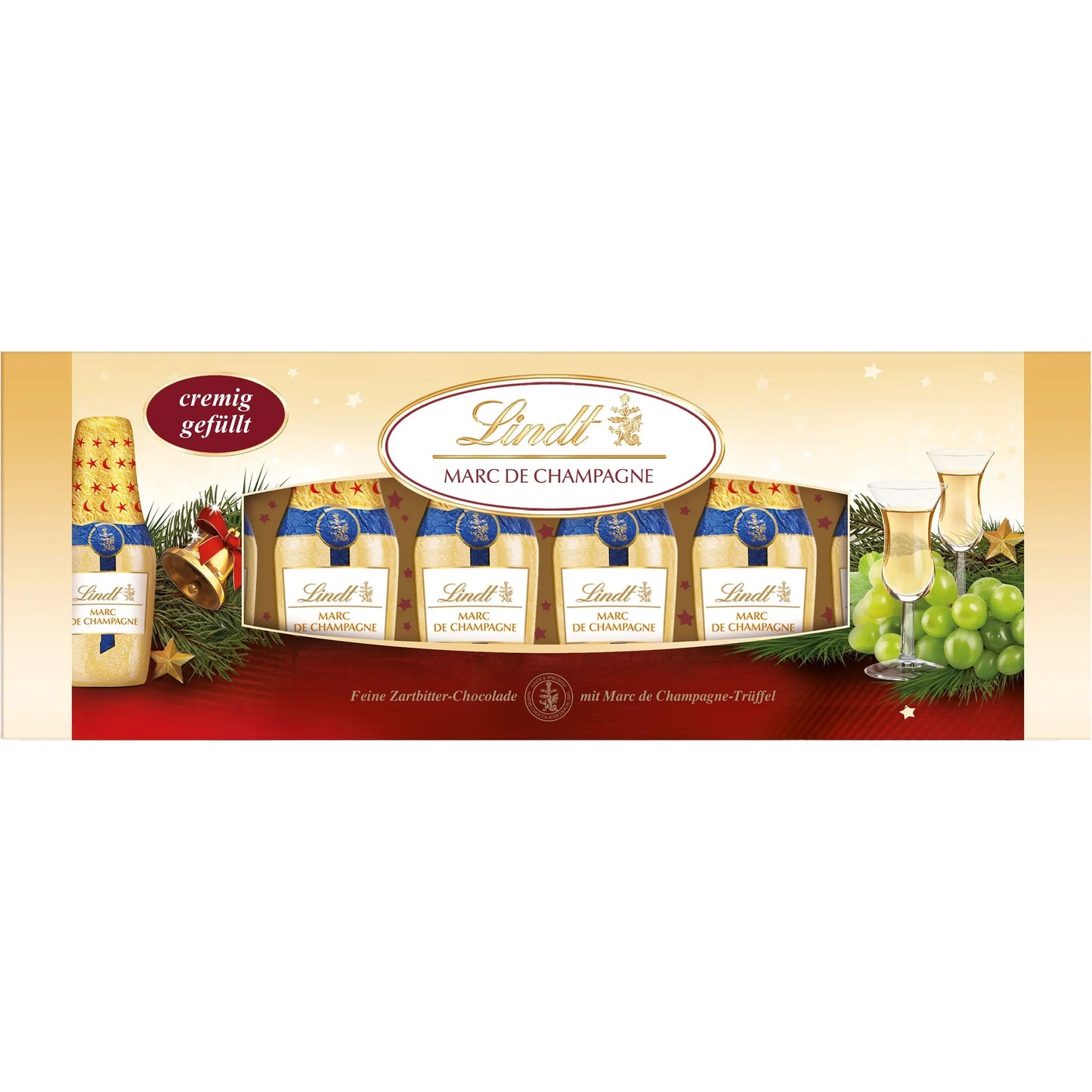 LINDT Marc de Champagne 676982 Flaschen 131g Idealshop