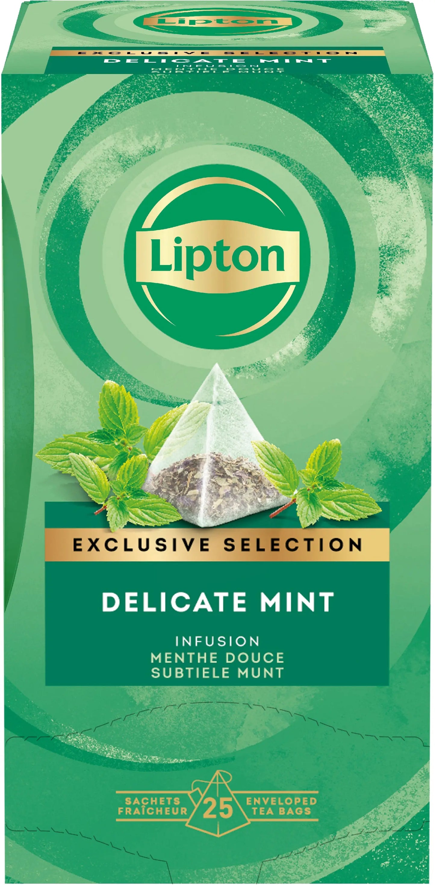 LIPTON Delicate Mint Tee 4071219 25 Pyramiden Idealshop