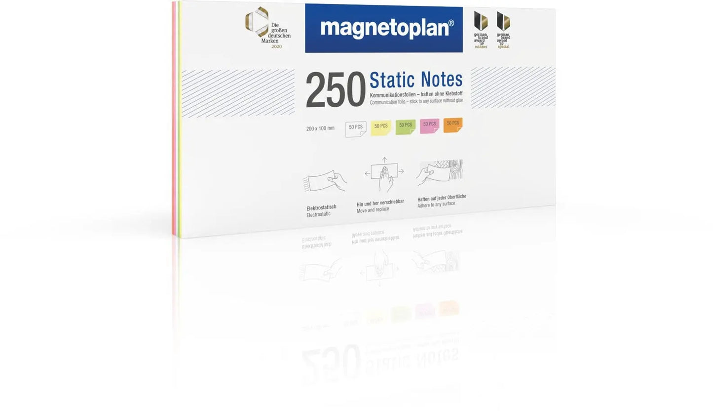 MAGNETOP. Static Notes 200x100mm Idealshop