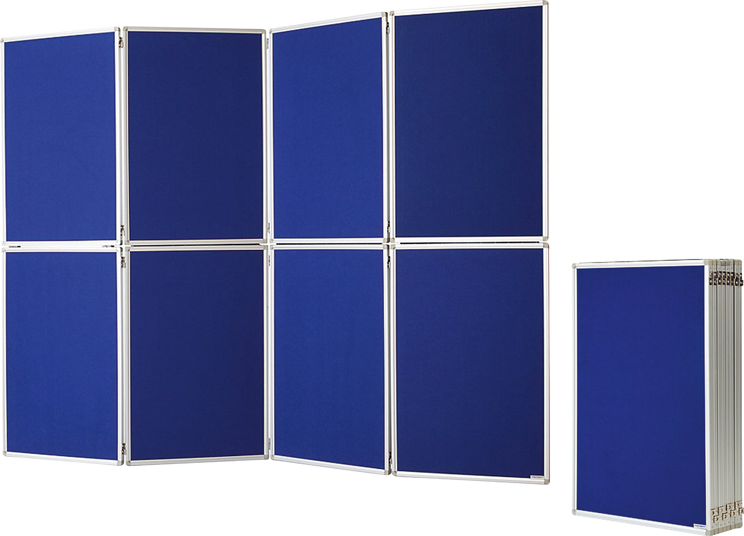 MAGNETOPLAN Präsentationswand 8-teilig 1101016 Filz, faltbar 8x600x900mm Idealshop