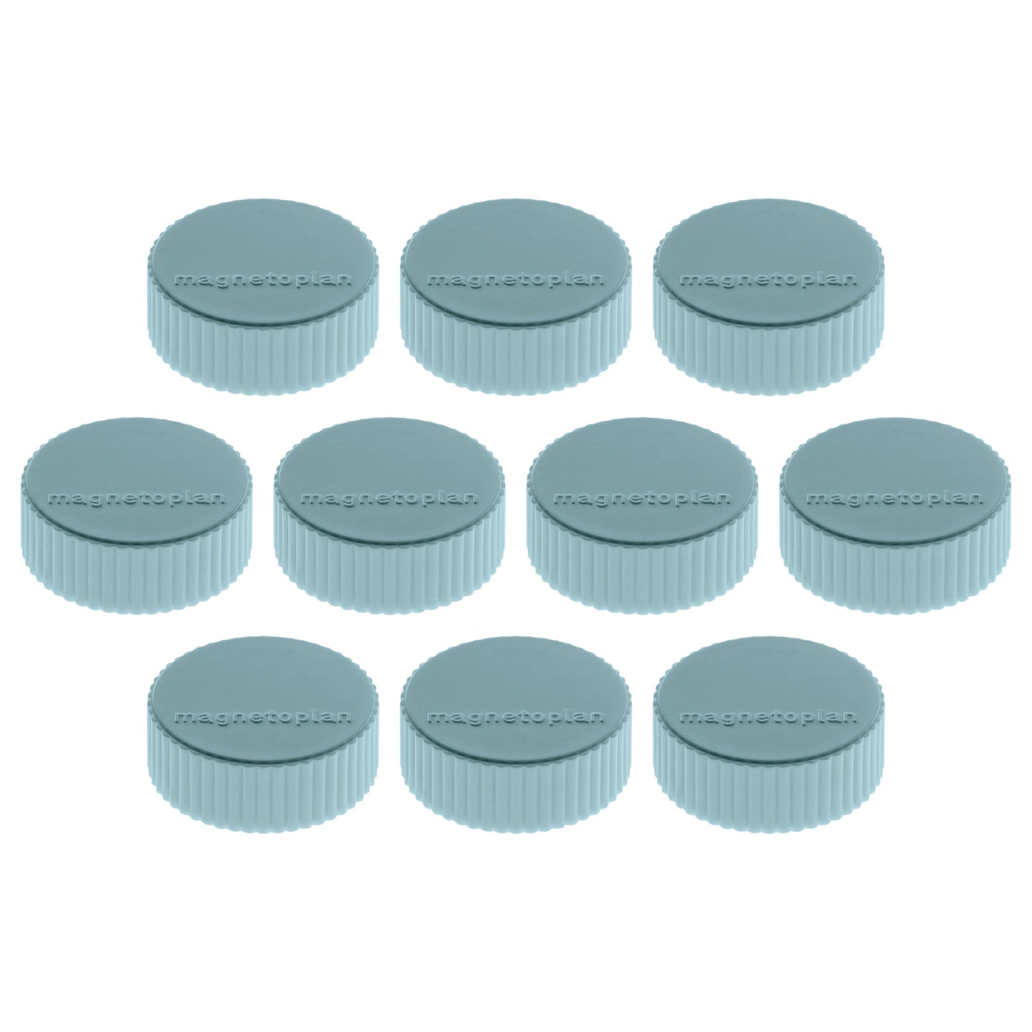 MAGNETOPLAN Magnet Discofix Magnum 1660003 hellblau, ca. 2kg 10 Stk. Idealshop