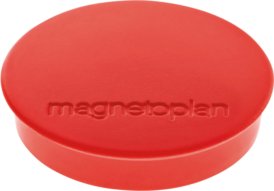 MAGNETOPLAN Magnet Discofix Standard 30mm 1664206 rot, ca. 0.7 kg 10 Stk. Idealshop