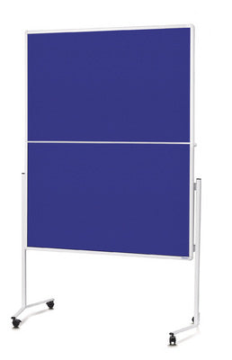MAGNETOPLAN Moderatorentafel Filz blau 2111303 klappbar 1200x1500mm Idealshop