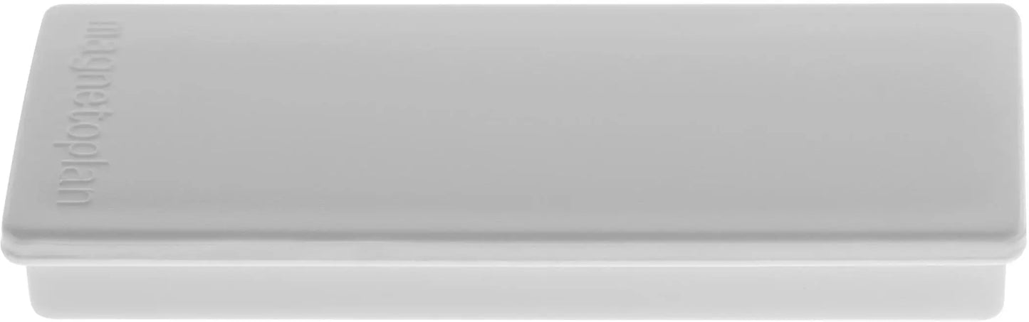 MAGNETOPLAN Rechteck-Magnethalter 1665101 grau 10 Stk. Idealshop