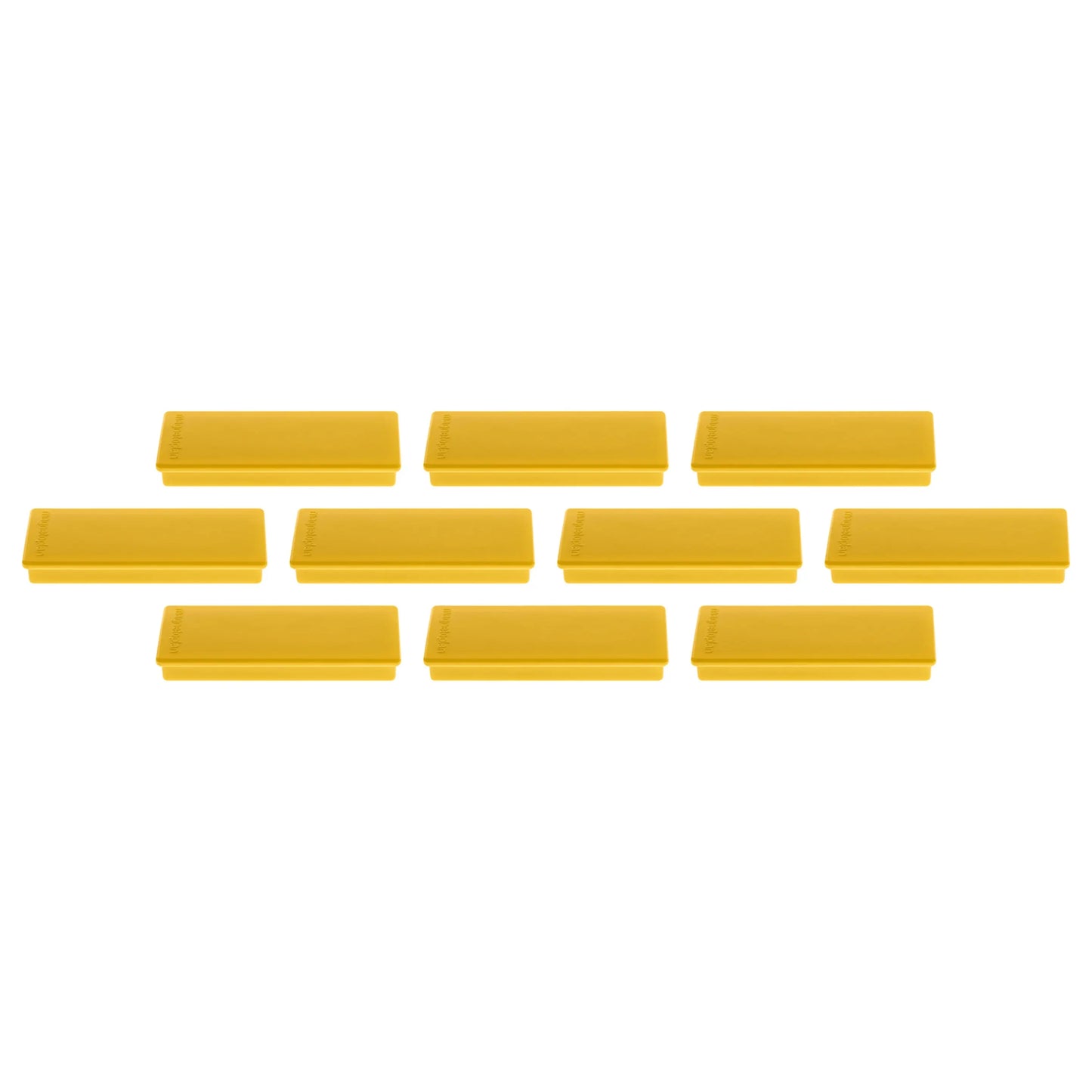 MAGNETOPLAN Rechteck-Magnethalter 1665102 gelb 10 Stk. Idealshop