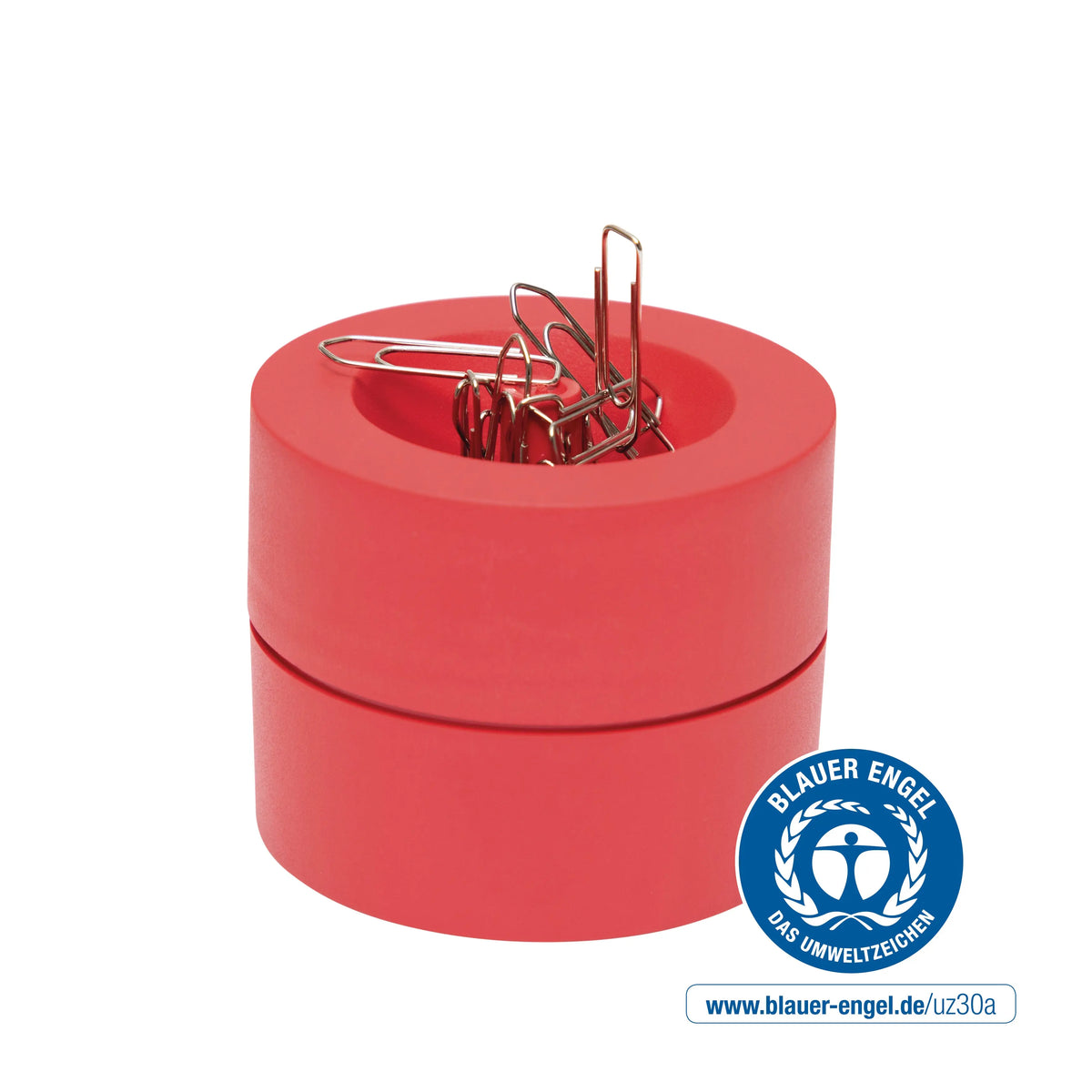 MAUL Klammernspender Eco MAULpro 4.30 7.3cm, rot, 15 Klammern Idealshop