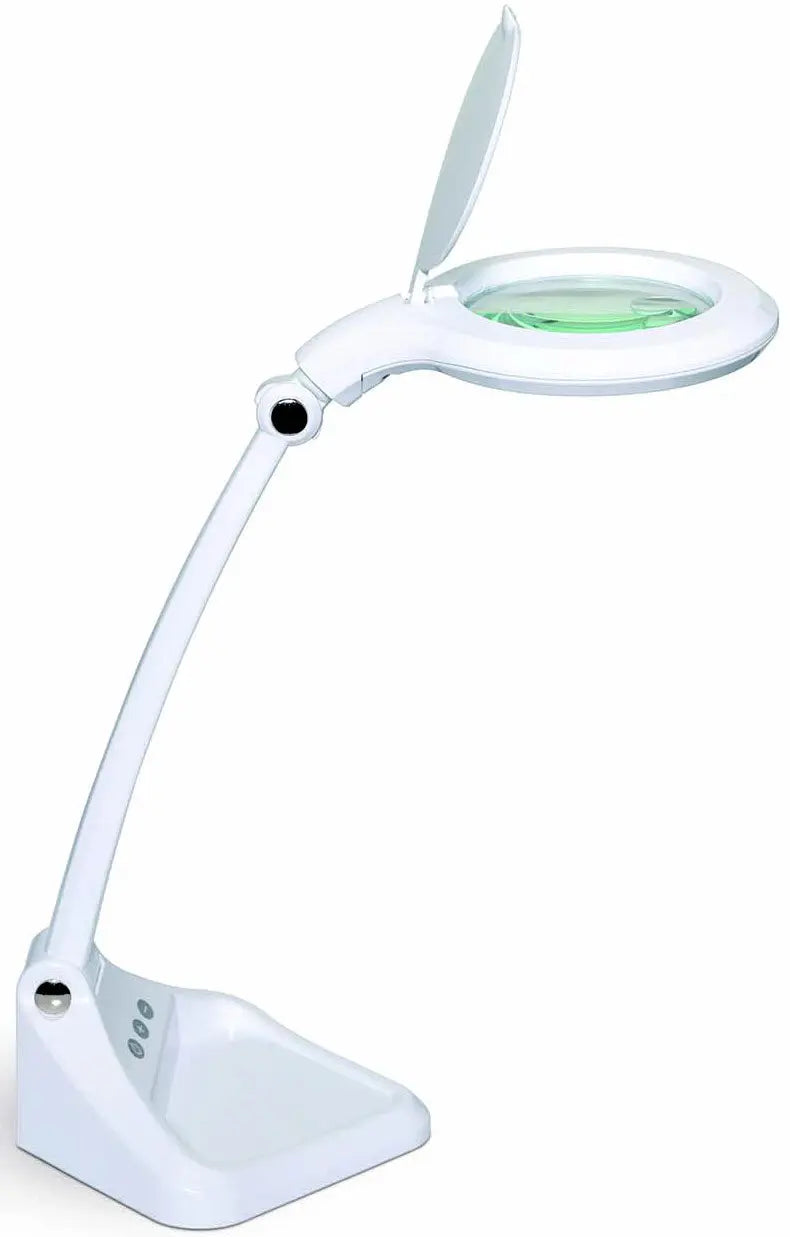 MAUL LED-Lupenleuchte 55.30 MAULiris, dimmbar, weiss Idealshop