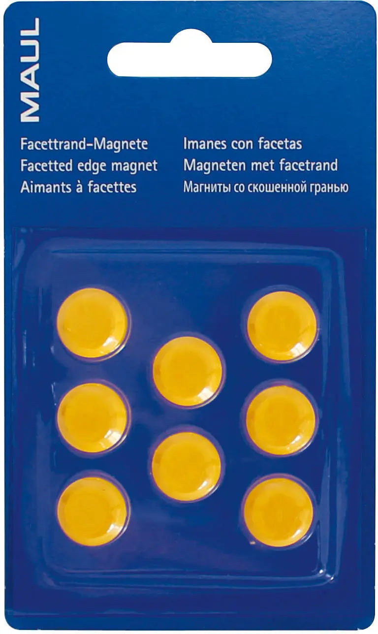 MAUL Magnete 15mm 2.65 gelb 8 Stück Idealshop