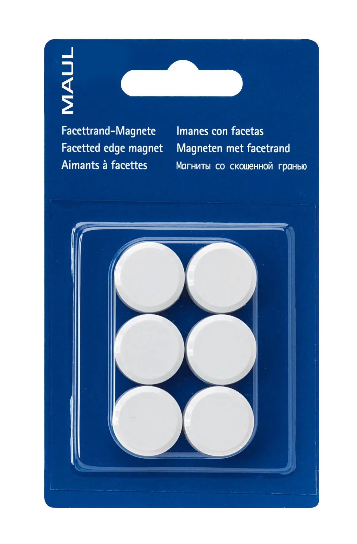 MAUL Magnete 20mm 2.34 weiss 6 Stück Idealshop