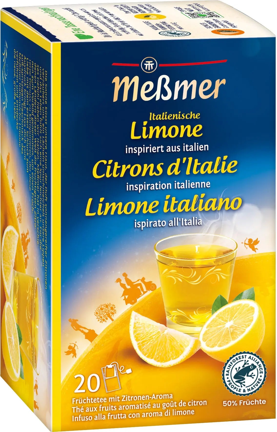 MESSMER Italienische Limone 10582001 Beutel 2.5g, 20 Stk. Idealshop