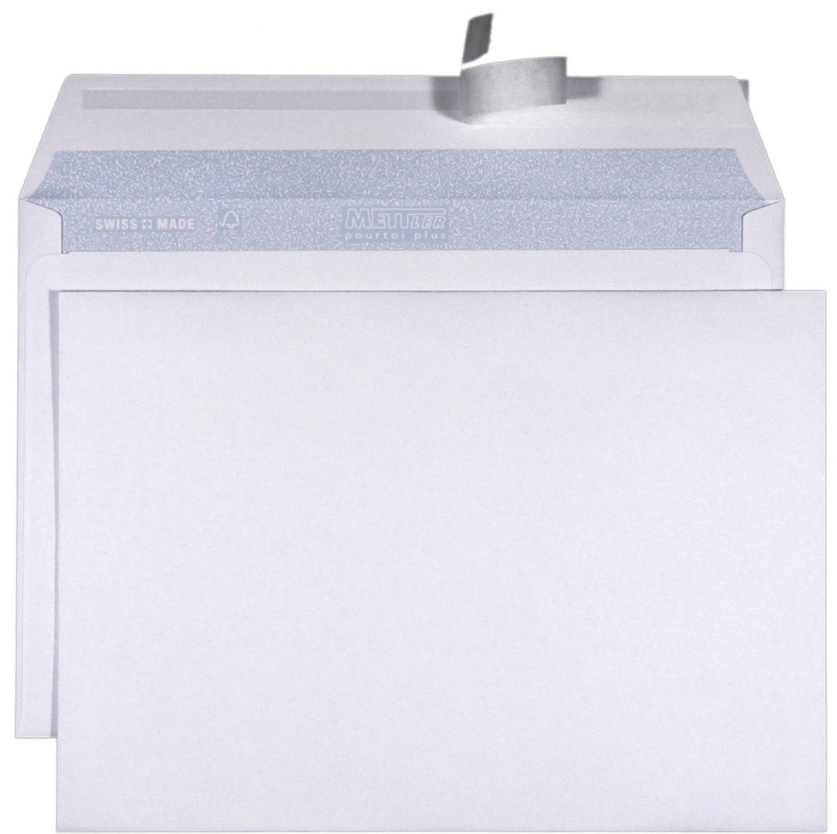 METTLER Couvert ohne Fenster C5 8066-120 120g, ultraweiss 500 Stk. Idealshop