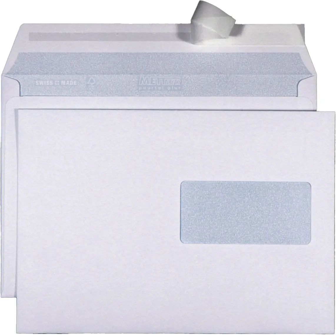 METTLER Couvert Fenster rechts C5 8064 100g,ultraweiss,Kleber 500 St. Idealshop