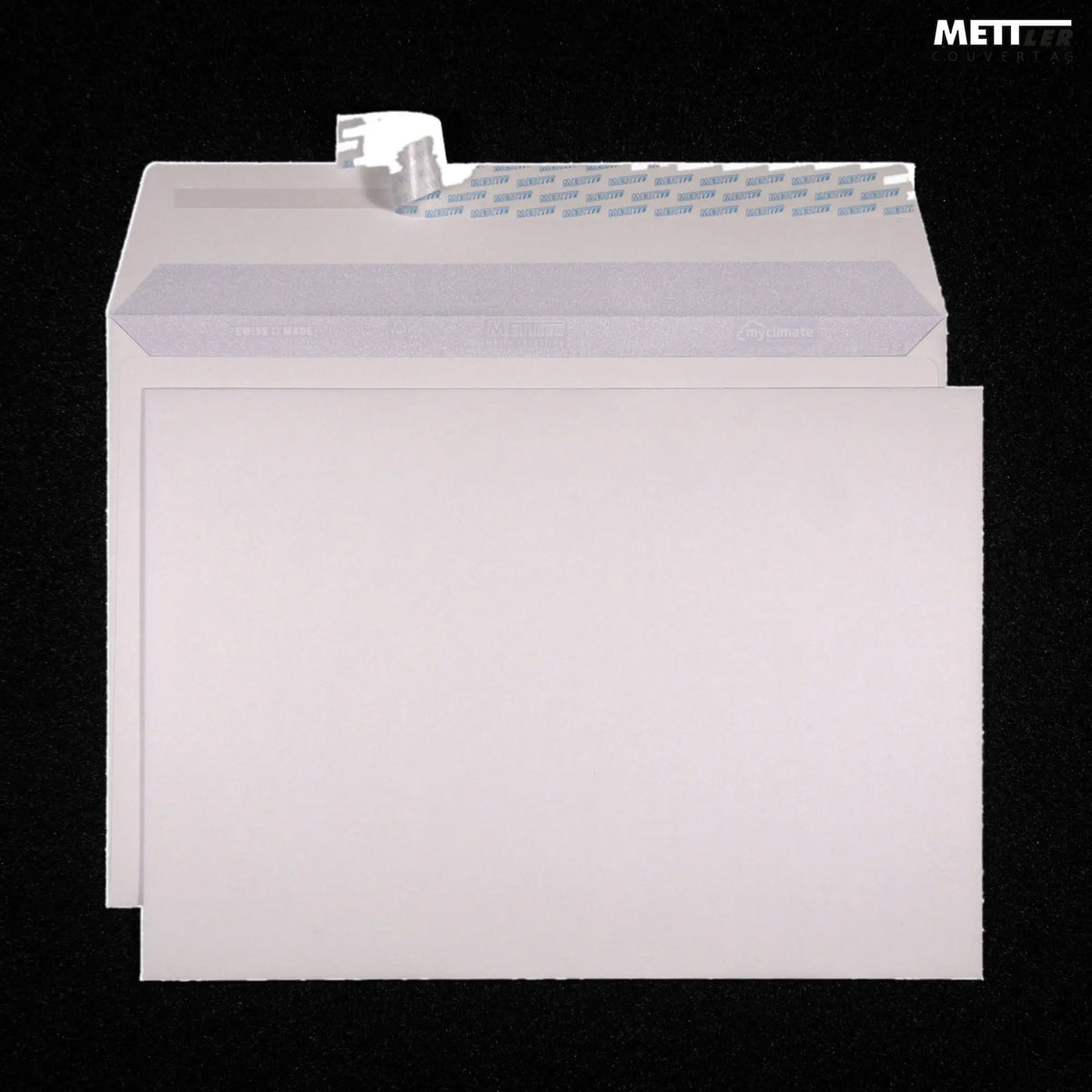 METTLER Couvert ohne Fenster C4 9246 120g, recycling weiss 250 Stk. Idealshop