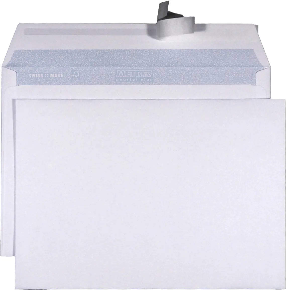 METTLER Couvert ohne Fenster C5 8066 100g,ultraweiss,Kleber 500 St. Idealshop